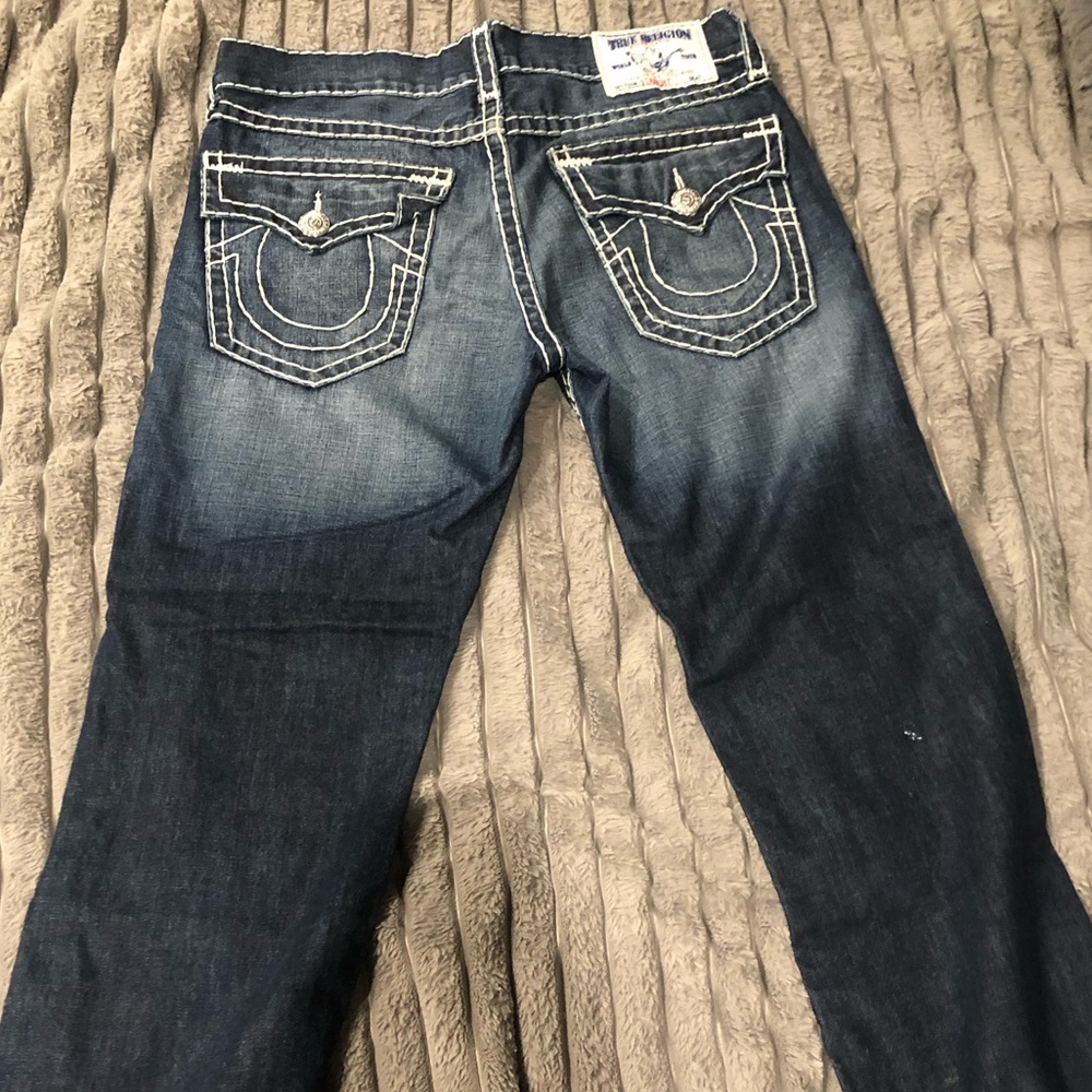 Dark Blue Wash True Religion Jeans Size 34x32